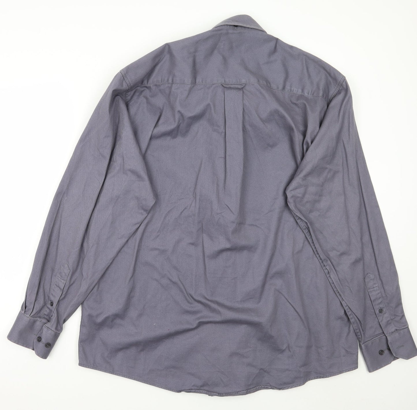Zantos Mens Grey    Button-Up Size XL