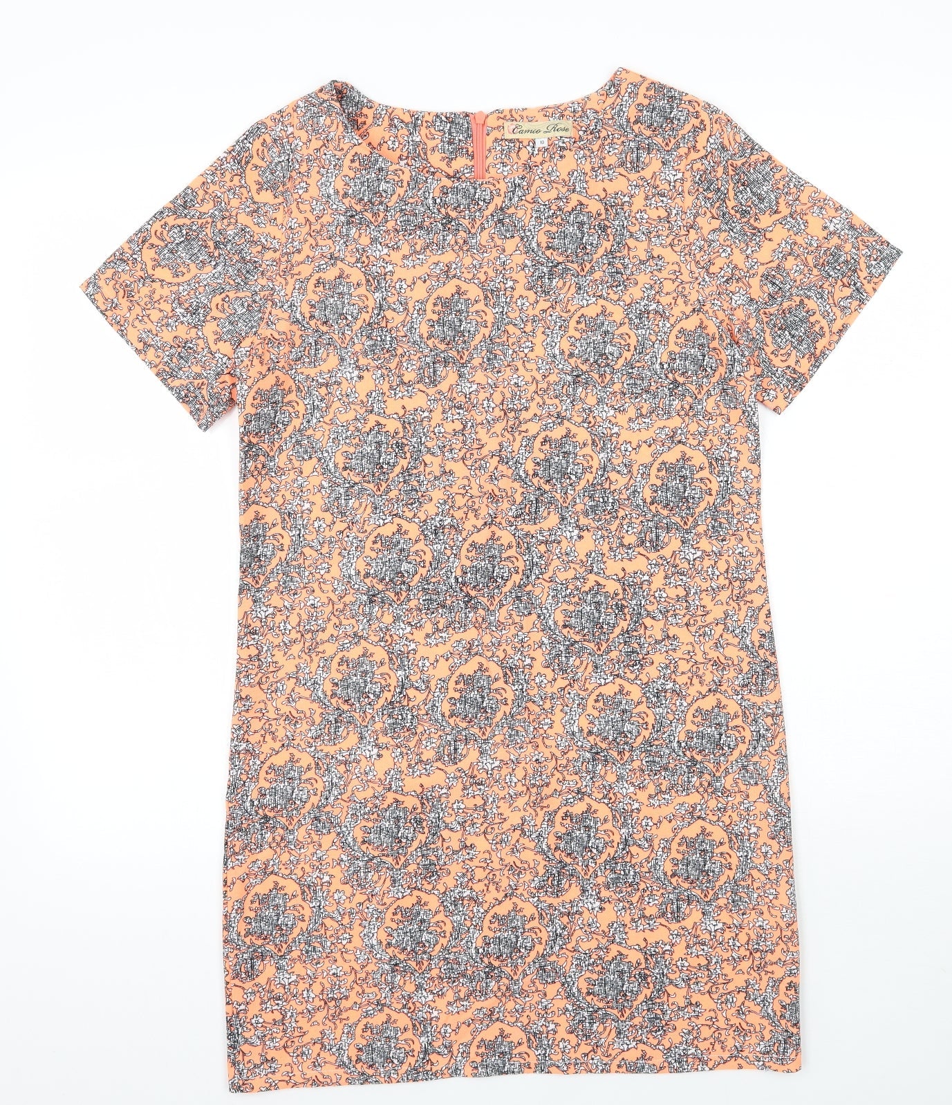 Cameo rose Womens Orange Geometric  A-Line  Size 10