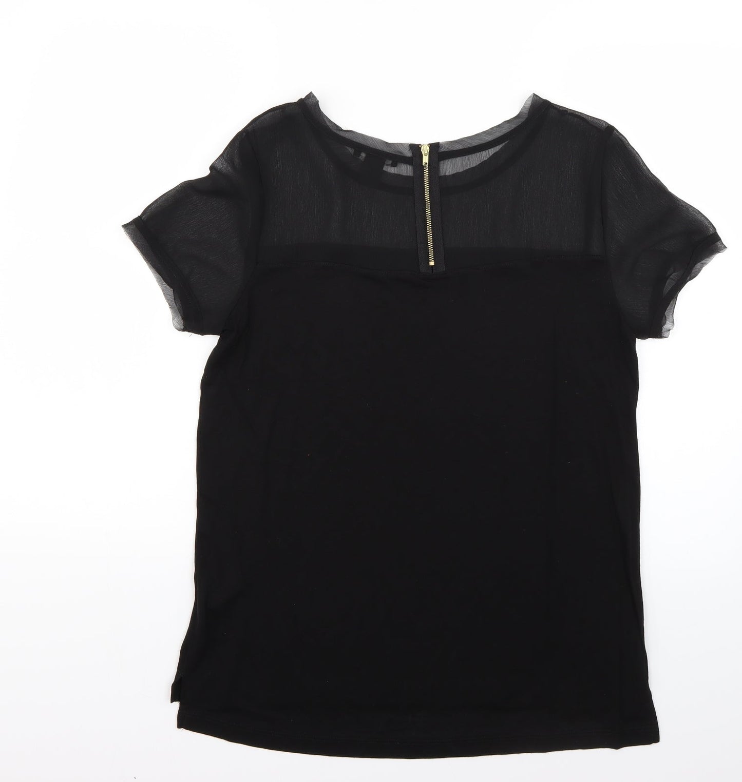 H&M Womens Black   Basic Blouse Size M