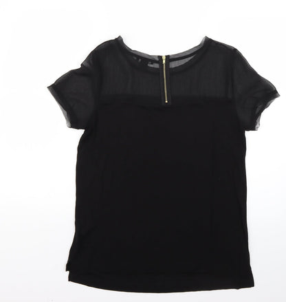 H&M Womens Black   Basic Blouse Size M