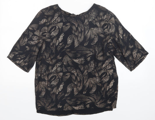 Saint Tropez Womens Multicoloured Floral  Basic Blouse Size XS