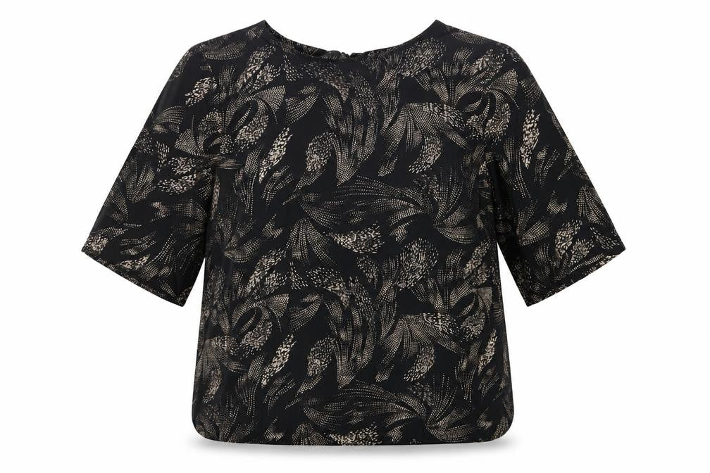 Saint Tropez Womens Multicoloured Floral  Basic Blouse Size XS