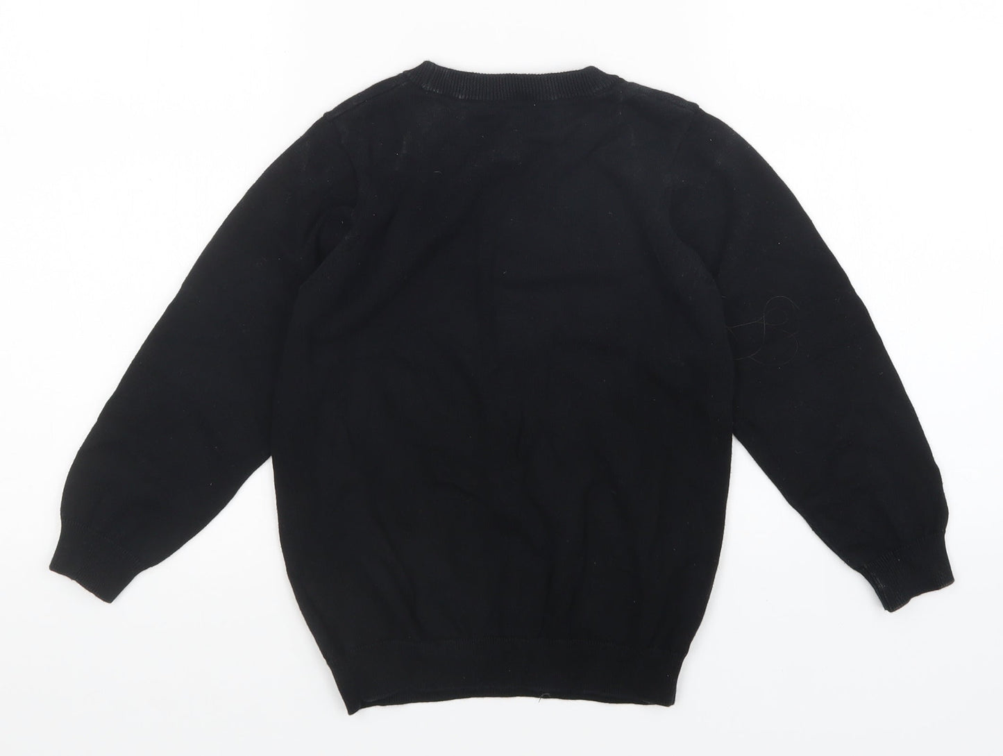 TU Girls Black   Pullover Jumper Size 7 Years