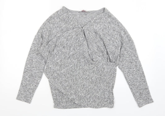 Dorothy Perkins Womens Grey   Pullover Jumper Size 10