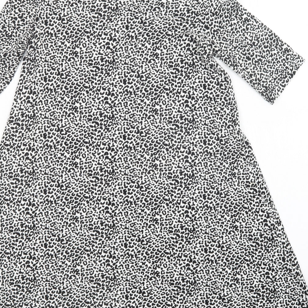 Papaya Womens Multicoloured Animal Print  A-Line  Size 8