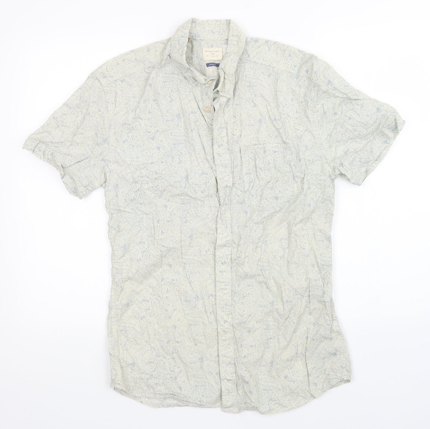 Selected Homme Womens Multicoloured Paisley  Basic Button-Up Size M