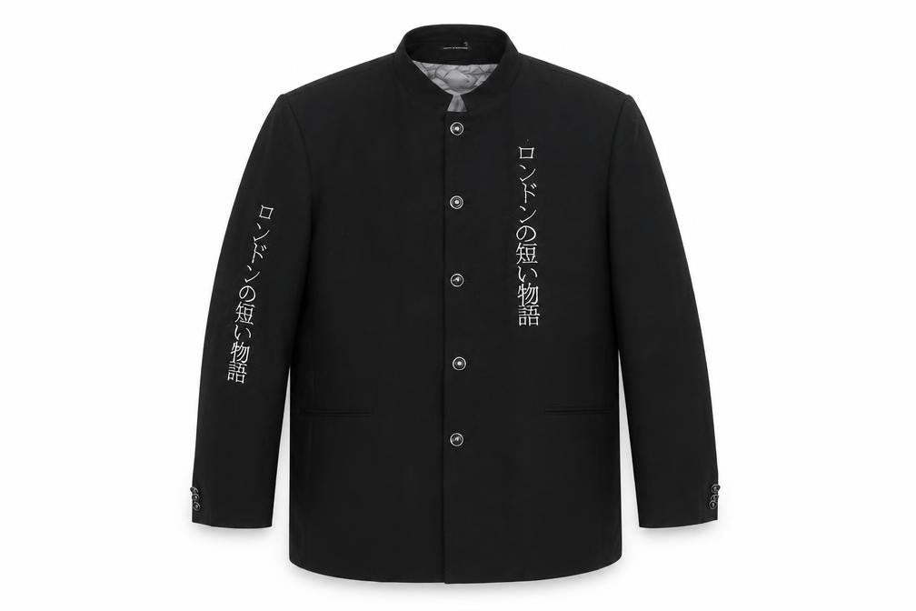 Shortes London Mens Black   Jacket Suit Jacket Size 40