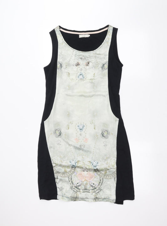Cream Womens Black   A-Line  Size S