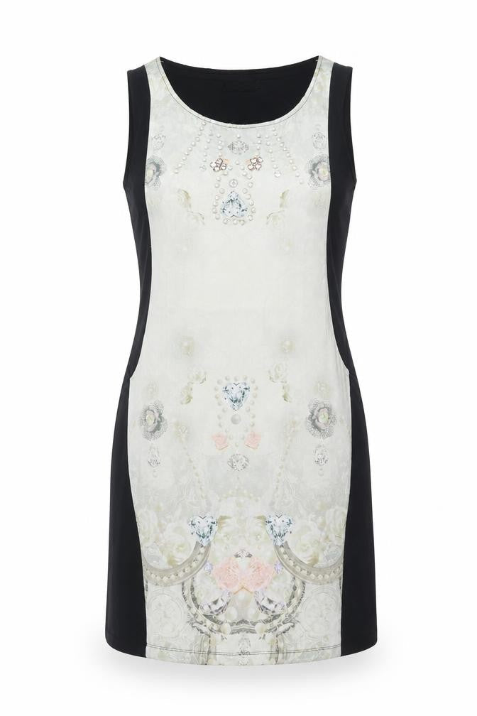 Cream Womens Black   A-Line  Size S