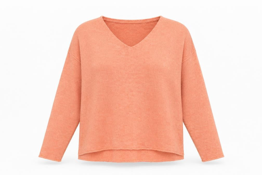 H&M Womens Orange   Pullover Jumper Size S