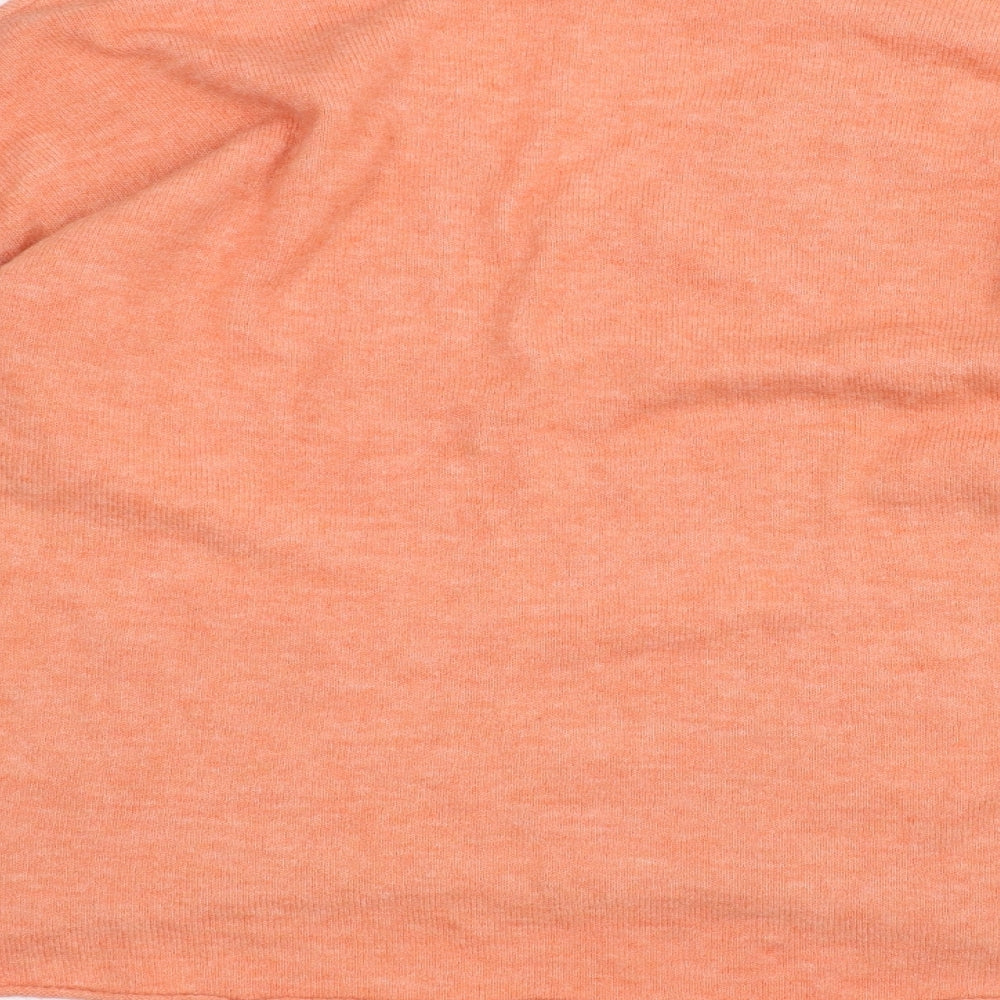 H&M Womens Orange   Pullover Jumper Size S