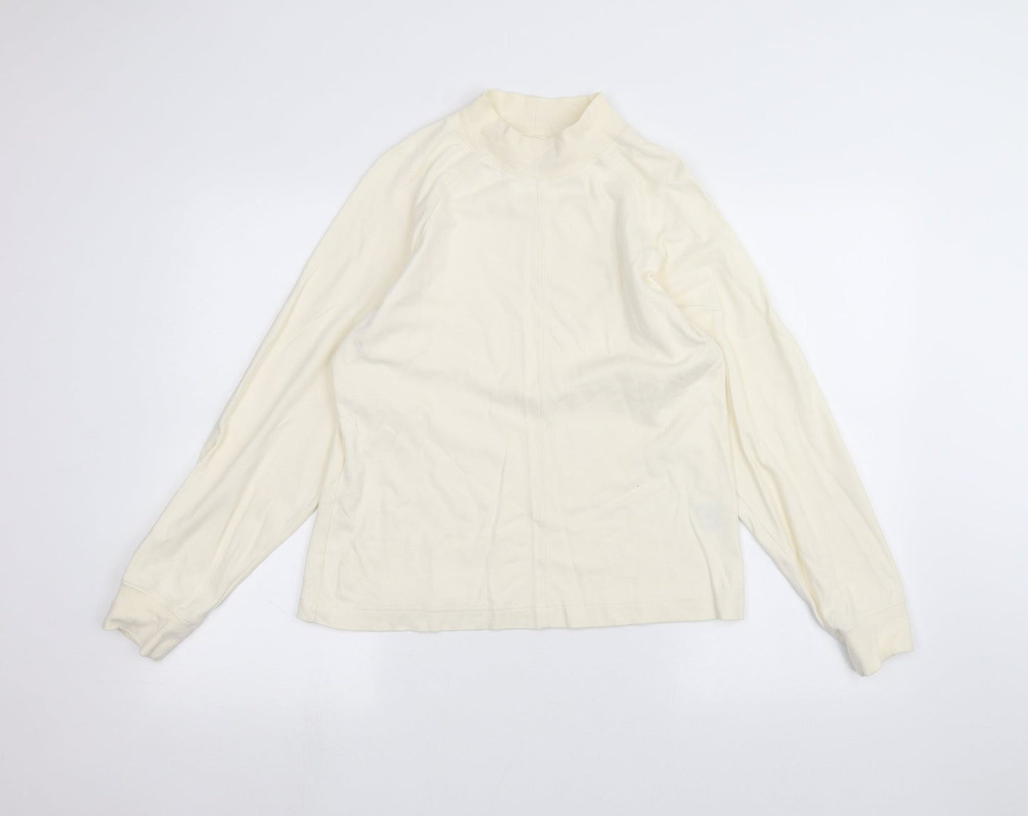 Slimma  Womens White   Basic T-Shirt Size M