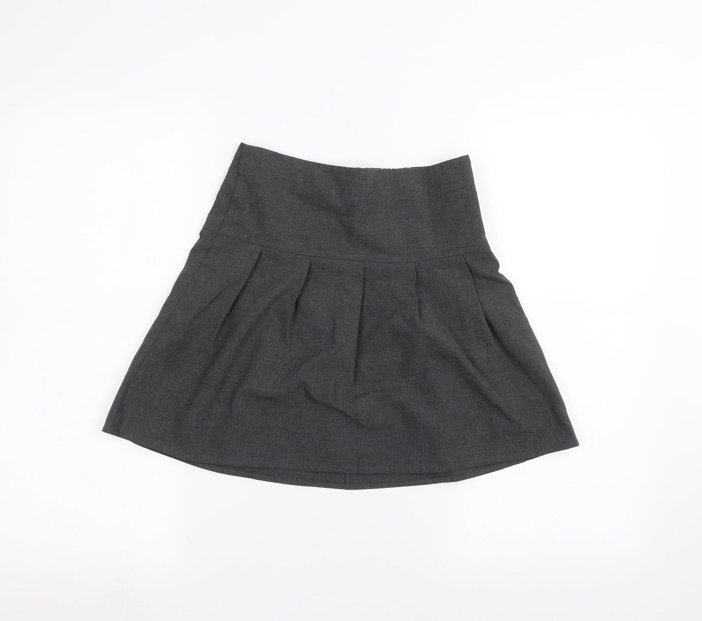 Marks and Spencer Girls Grey   A-Line Skirt Size 8-9 Years