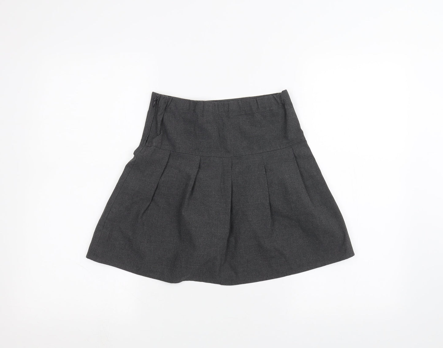 Marks and Spencer Girls Grey   A-Line Skirt Size 8-9 Years