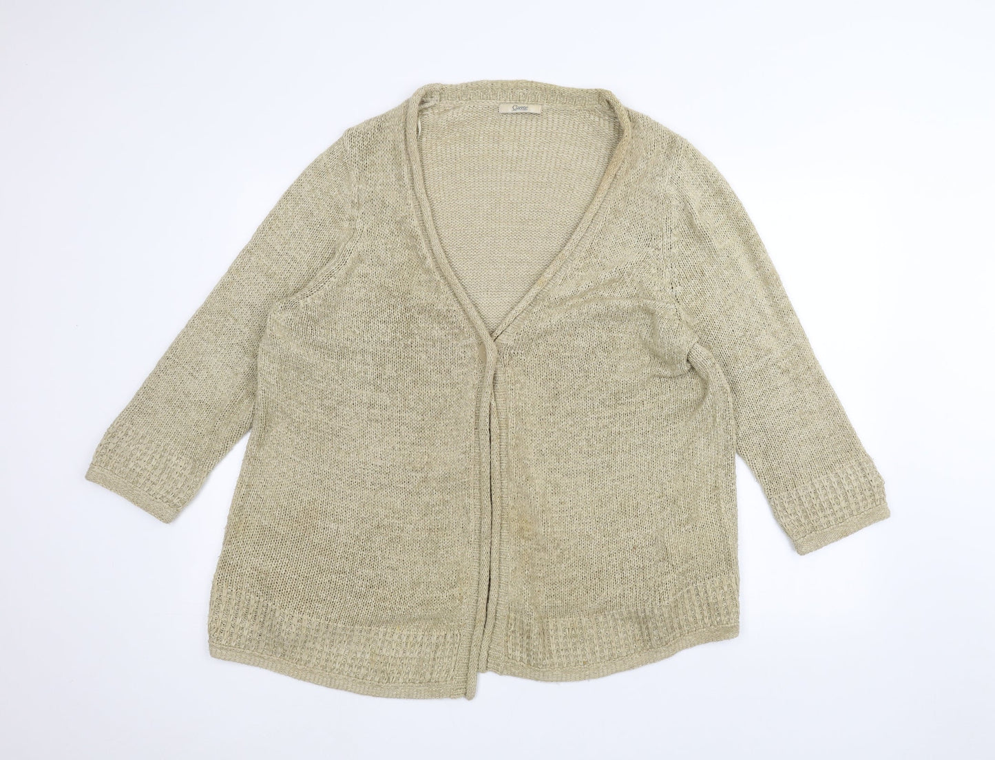 Marks and Spencer Womens Brown   Jacket Coatigan Size 22
