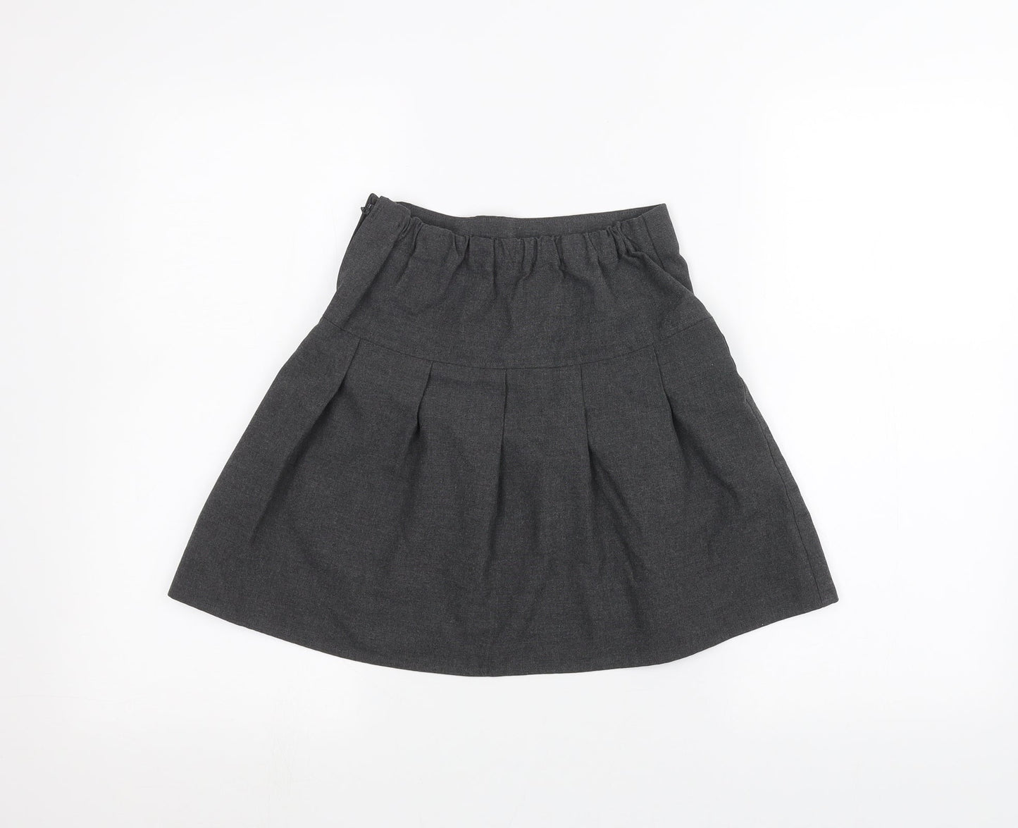 Marks and Spencer Girls Grey   A-Line Skirt Size 8-9 Years