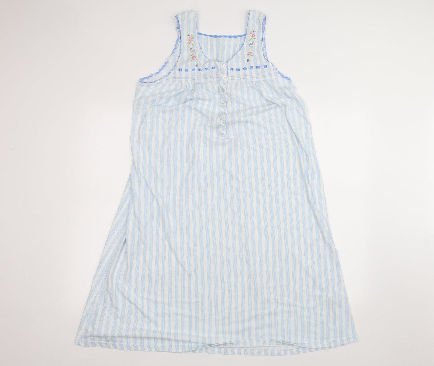 la marquse Womens White Striped  A-Line  Size M