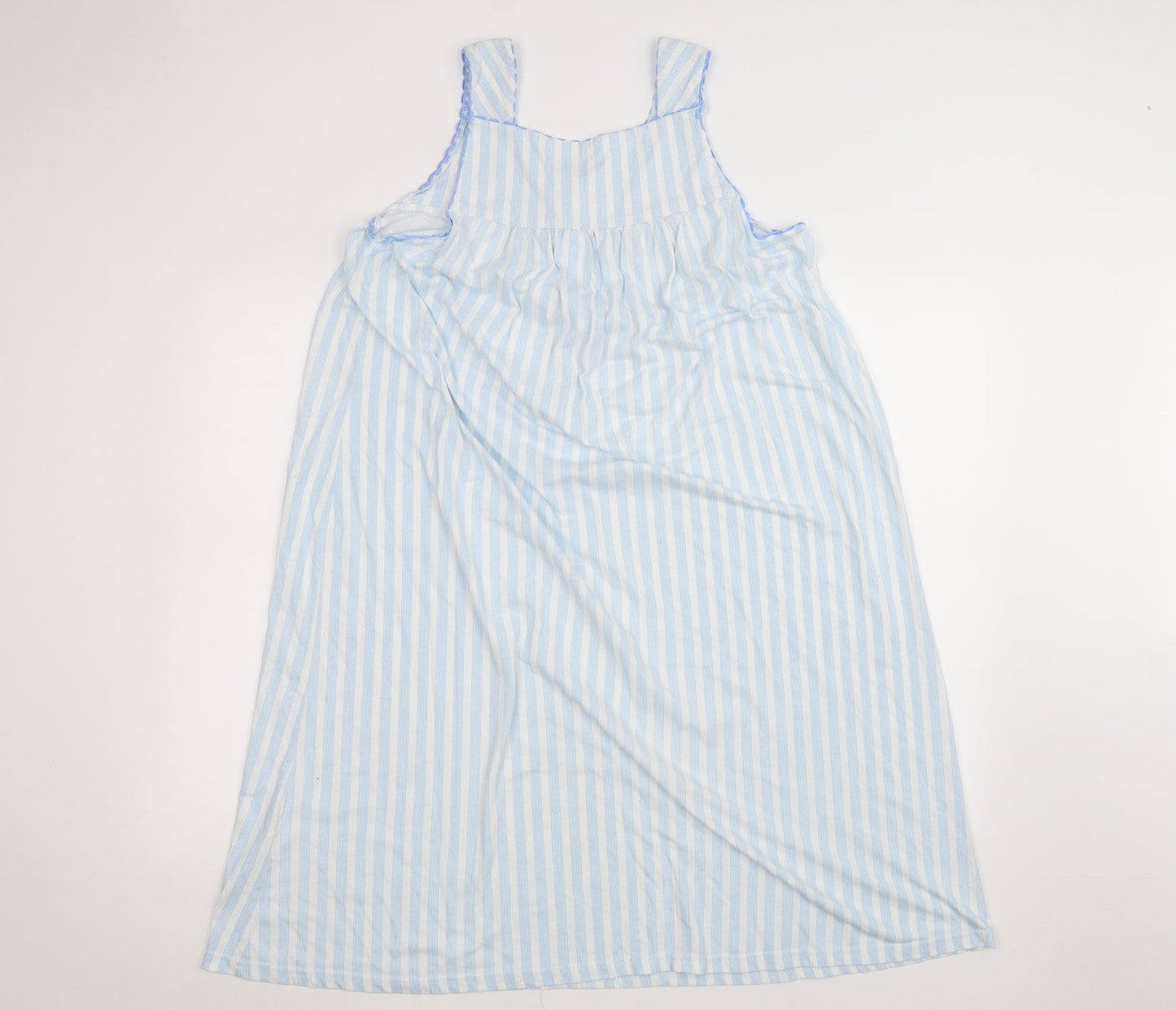 la marquse Womens White Striped  A-Line  Size M