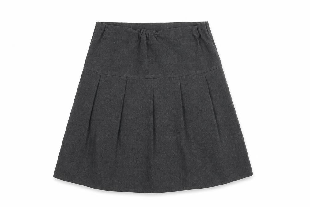 Marks & Spencer Girls Grey   A-Line Skirt Size 8-9 Years