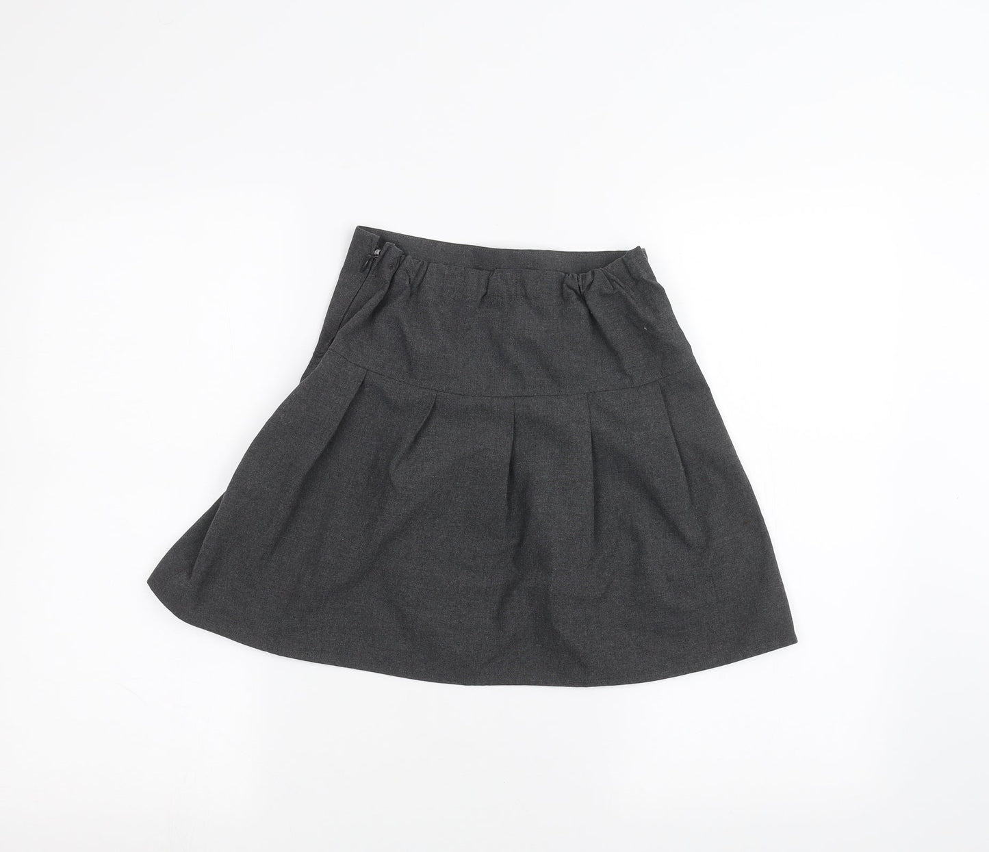 Marks and Spencer Girls Grey   A-Line Skirt Size 8-9 Years
