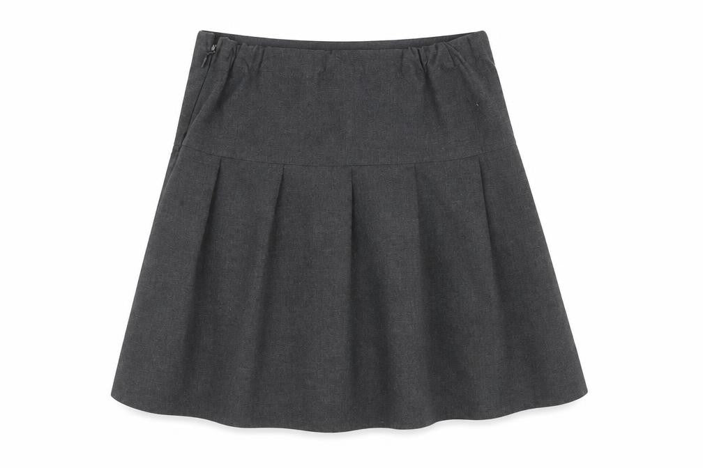 Marks & Spencer Girls Grey   A-Line Skirt Size 8-9 Years