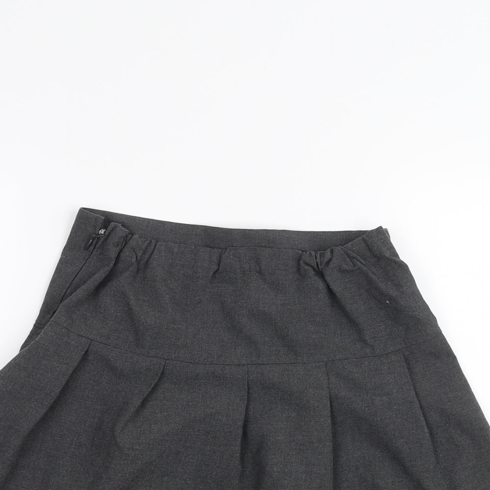 Marks and Spencer Girls Grey   A-Line Skirt Size 8-9 Years
