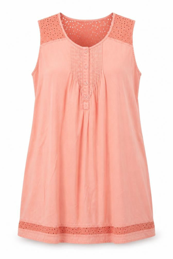 Kenneth Cole Womens Pink   Tunic Tank Size XL