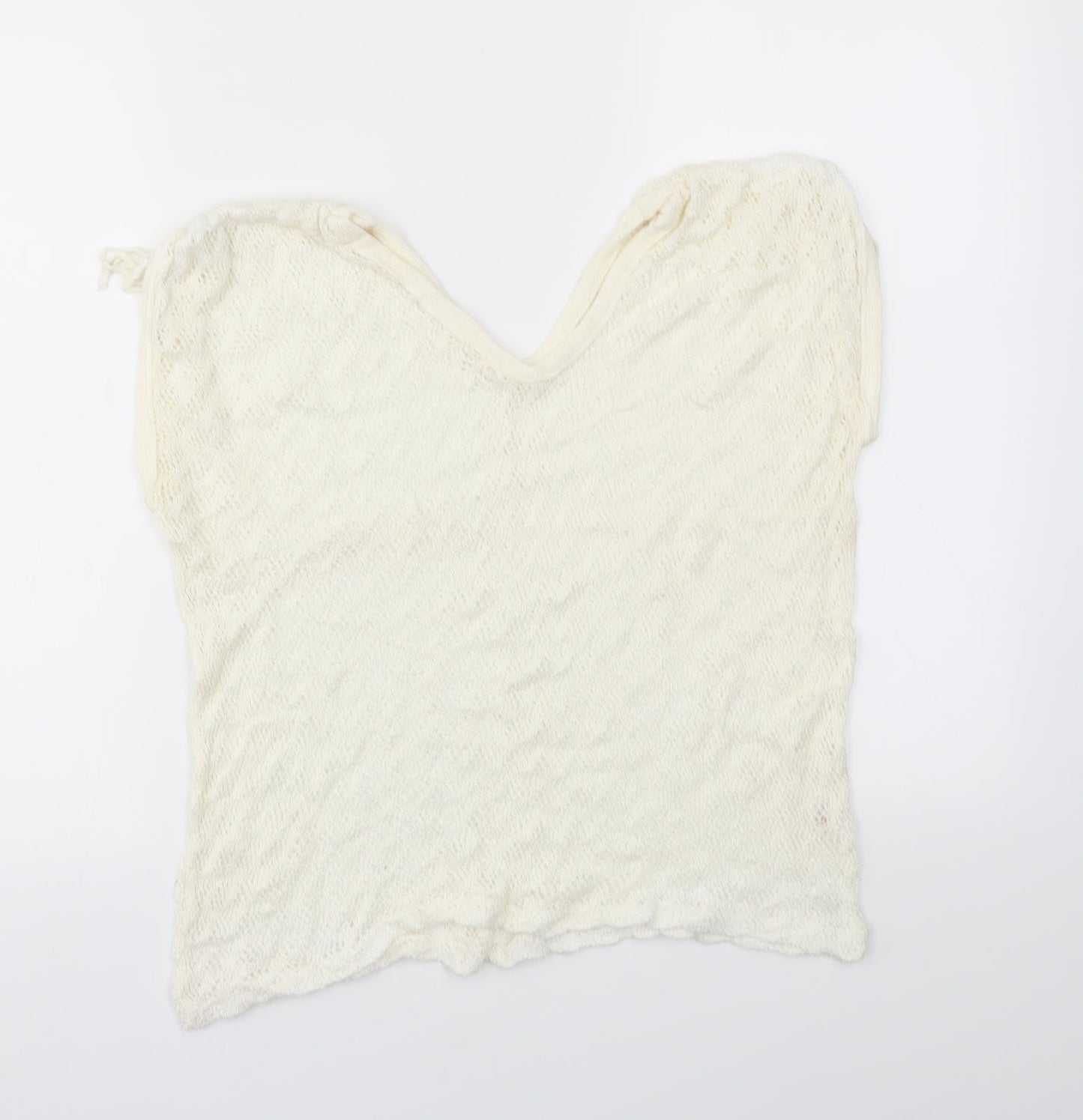 Preworn Womens White   Basic Blouse Size M