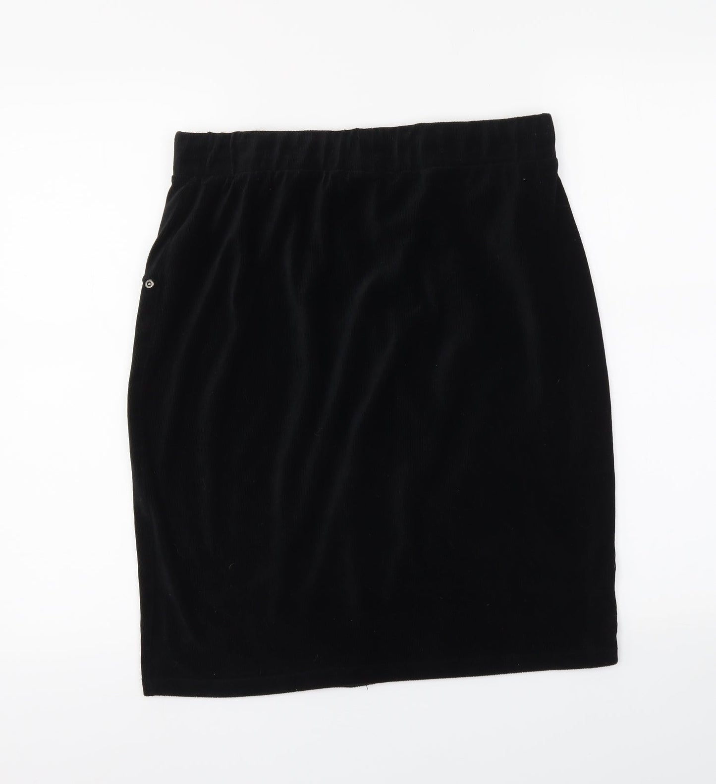 With Love Womens Black   Straight & Pencil Skirt Size L