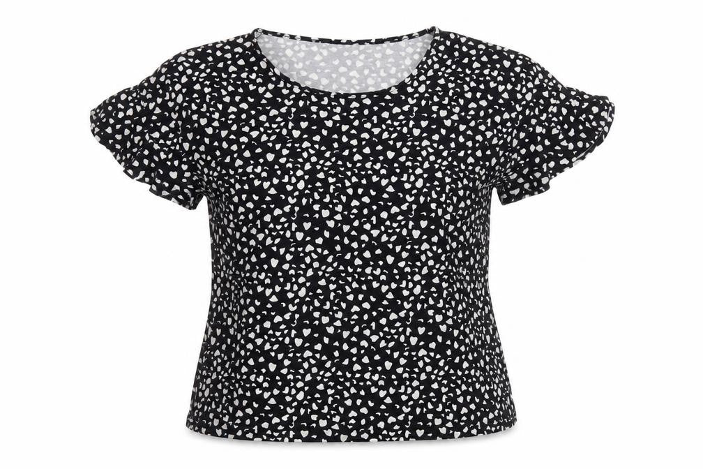 George Womens Black Polka Dot  Basic Blouse Size 14