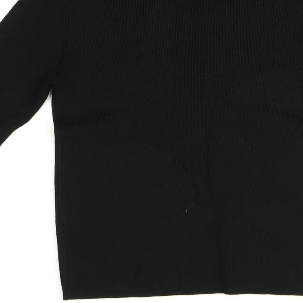 Oasis Womens Black   Pullover Jumper Size S