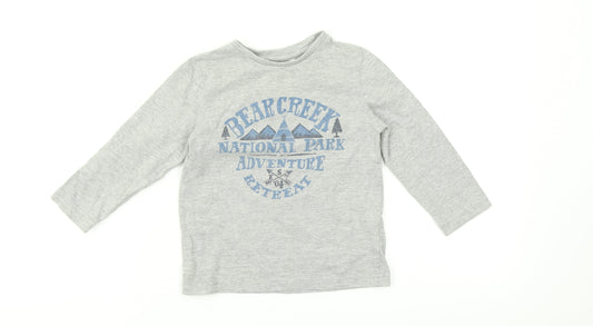 TU  Grey   Basic T-Shirt Size 12-18 Months