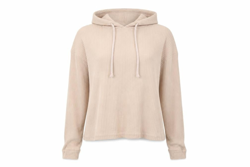 Primark Womens Brown Striped  Pullover Hoodie Size 14