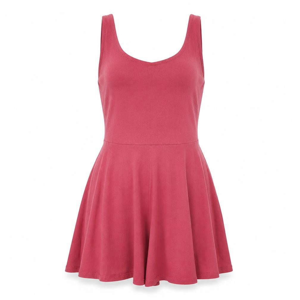 Topshop Womens Red   Fit & Flare  Size 10