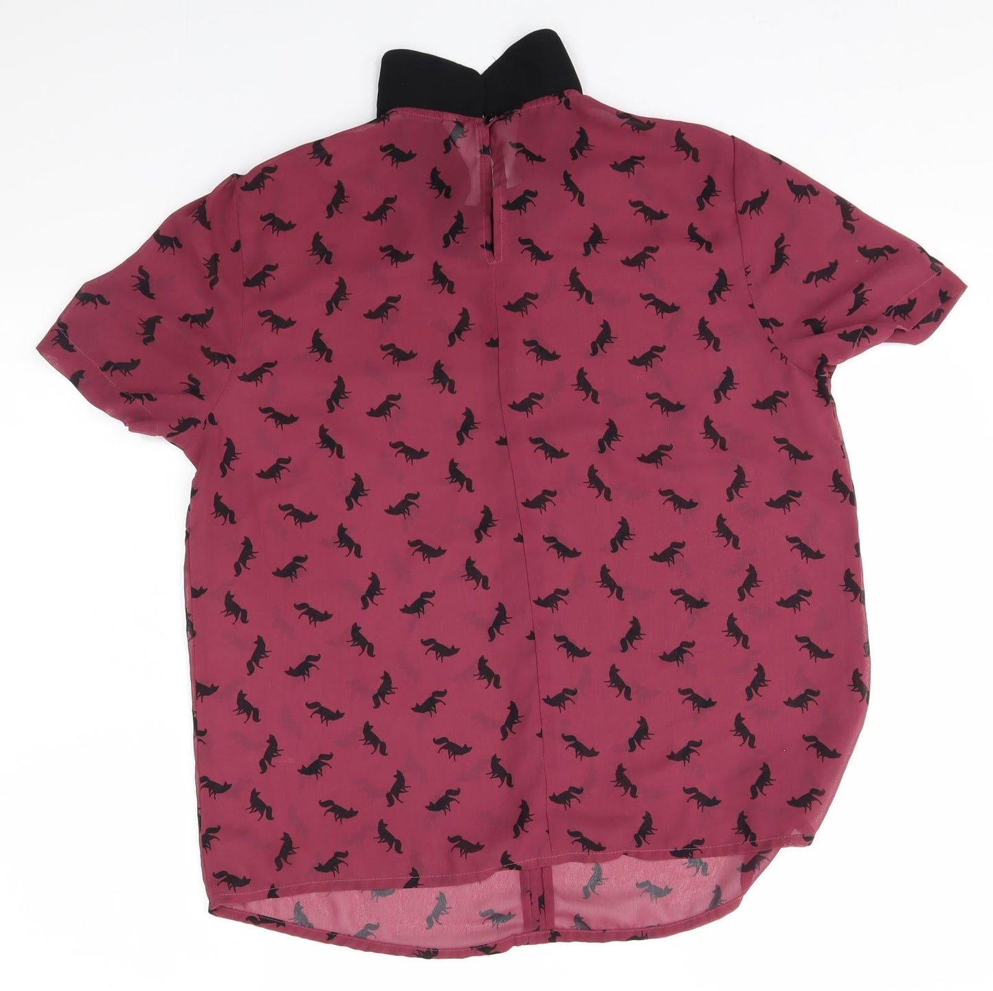 TU Womens Red   Basic Blouse Size M