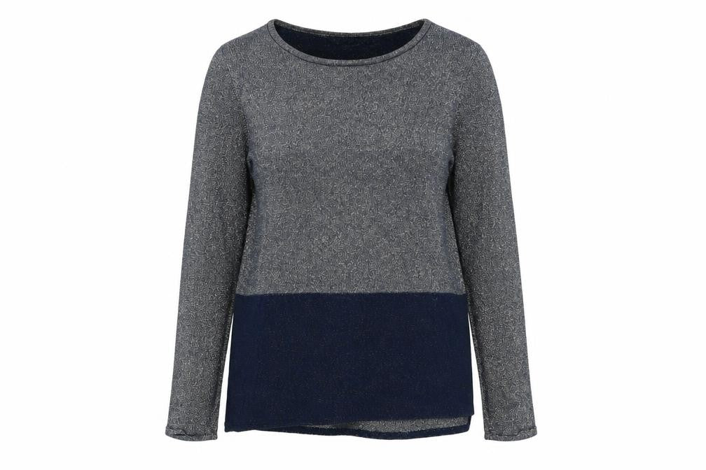 acenye Womens Grey   Pullover Jumper Size L