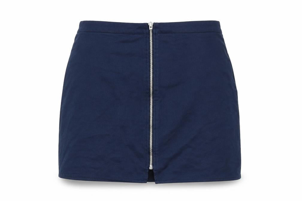 VERO MODA Womens Blue   A-Line Skirt Size L