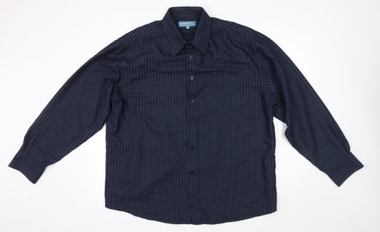 greenwoods Mens Blue    Button-Up Size XL