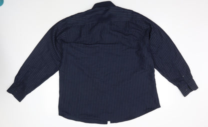Greenwoods Mens Blue    Button-Up Size XL