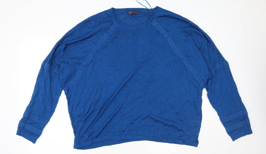 M&S Womens Blue   Pullover Jumper Size XL