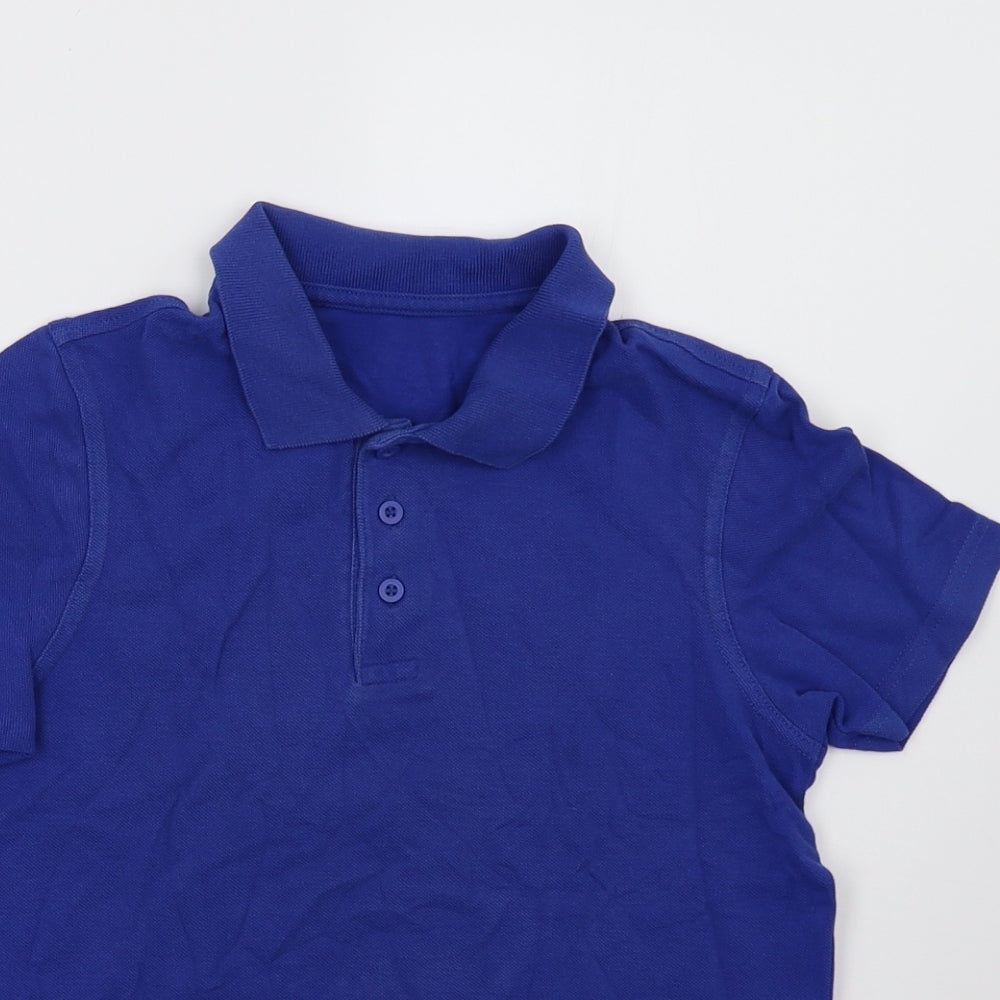 George Boys Blue   Basic Polo Size 7-8 Years