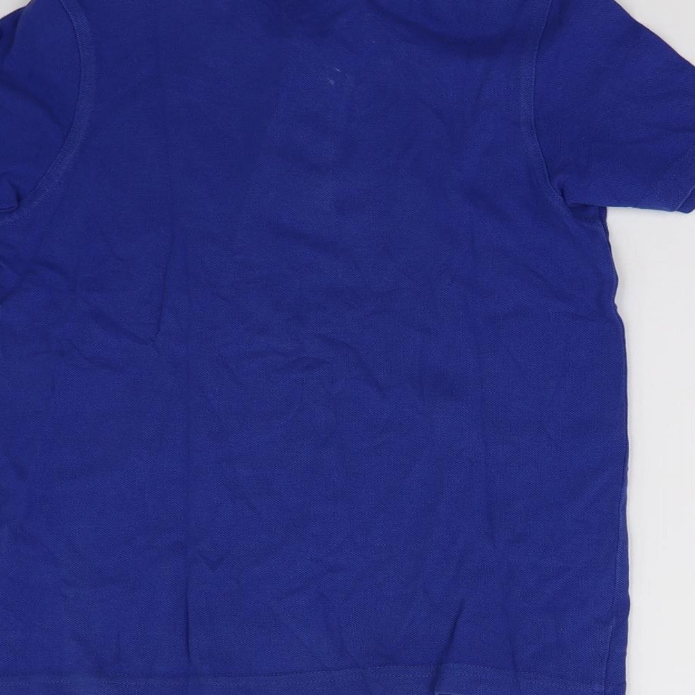 George Boys Blue   Basic Polo Size 7-8 Years