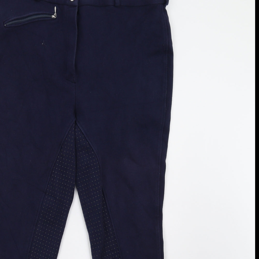Horze Womens Blue   Trousers  Size 20 L26 in - Jodhpurs