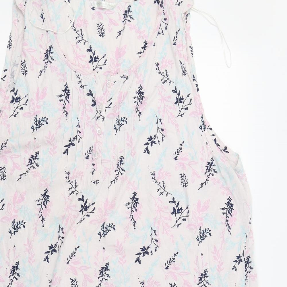 Bonmarché Womens Multicoloured Floral   Nightshirt Size 24