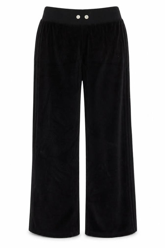 Front view of Atmosphere women’s black sweatpants, size UK 10, 29.5-inch leg