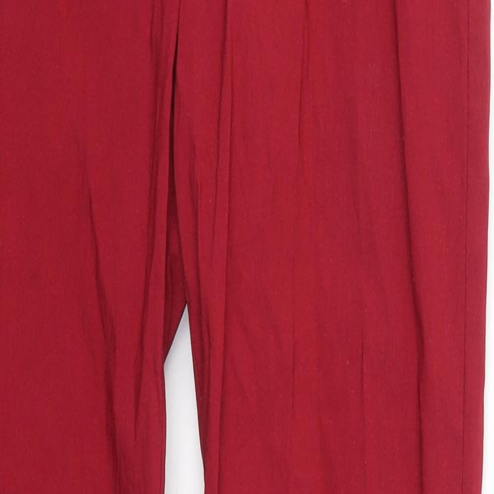 Alia Womens Red   Trousers  Size 8 L31 in