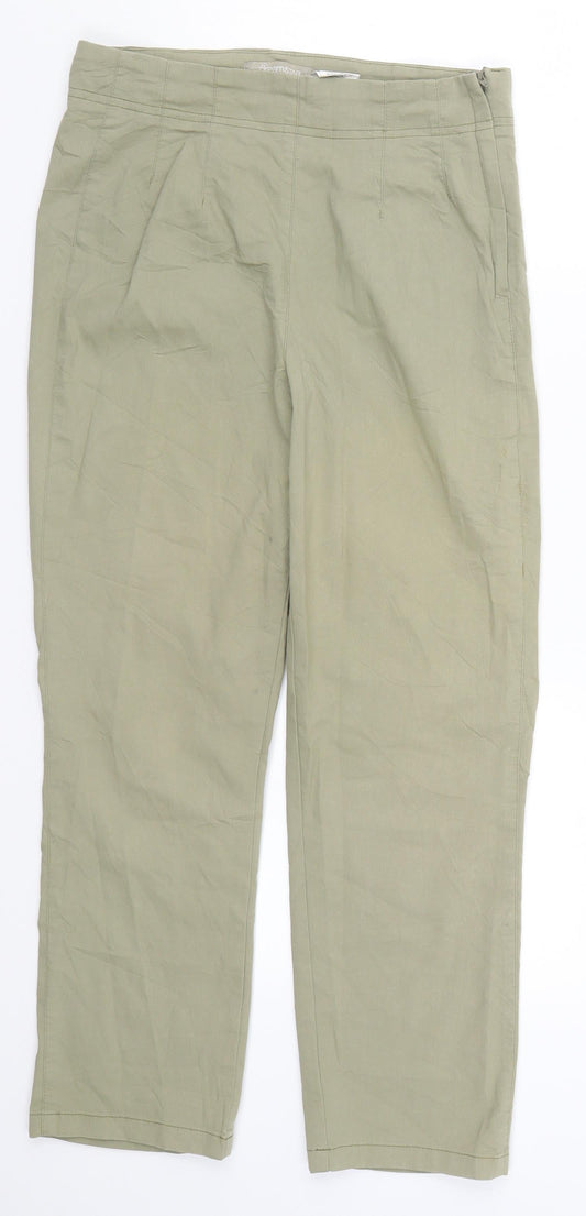 Dreamstar Womens Green   Trousers  Size 10 L23.5 in