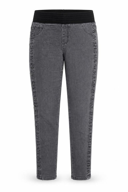 Freequent Womens Grey  Denim Jegging Jeans Size M L30.5 in