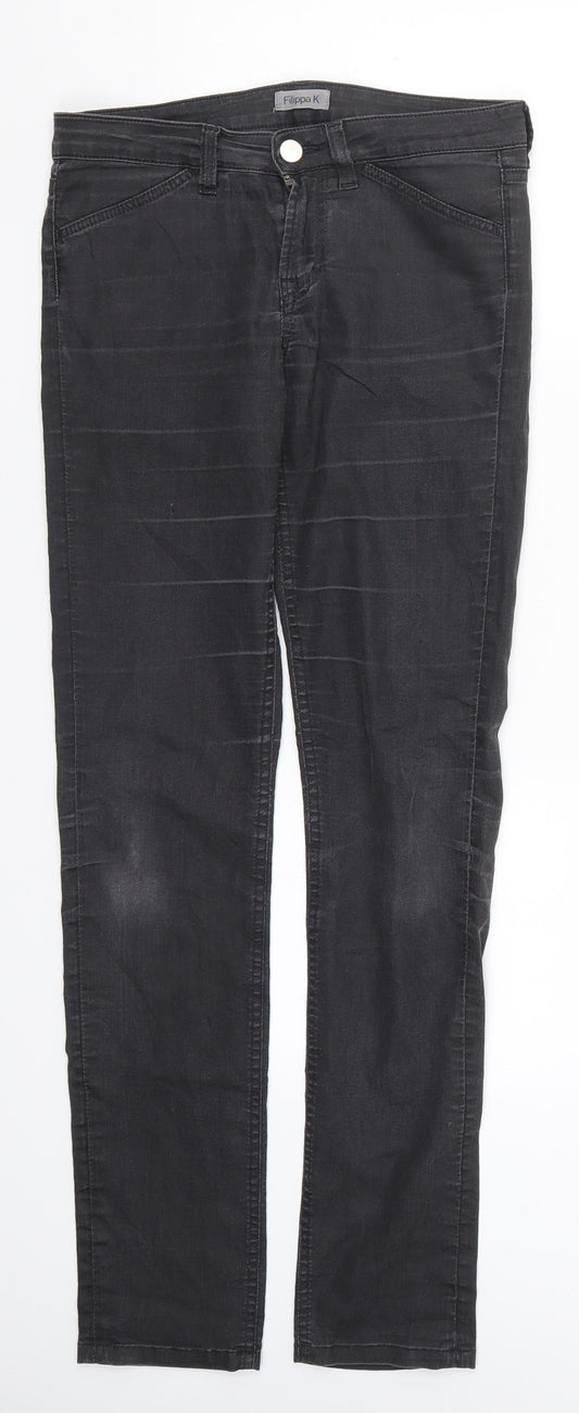 Flippa K Womens Grey  Denim Skinny Jeans Size S L30 in