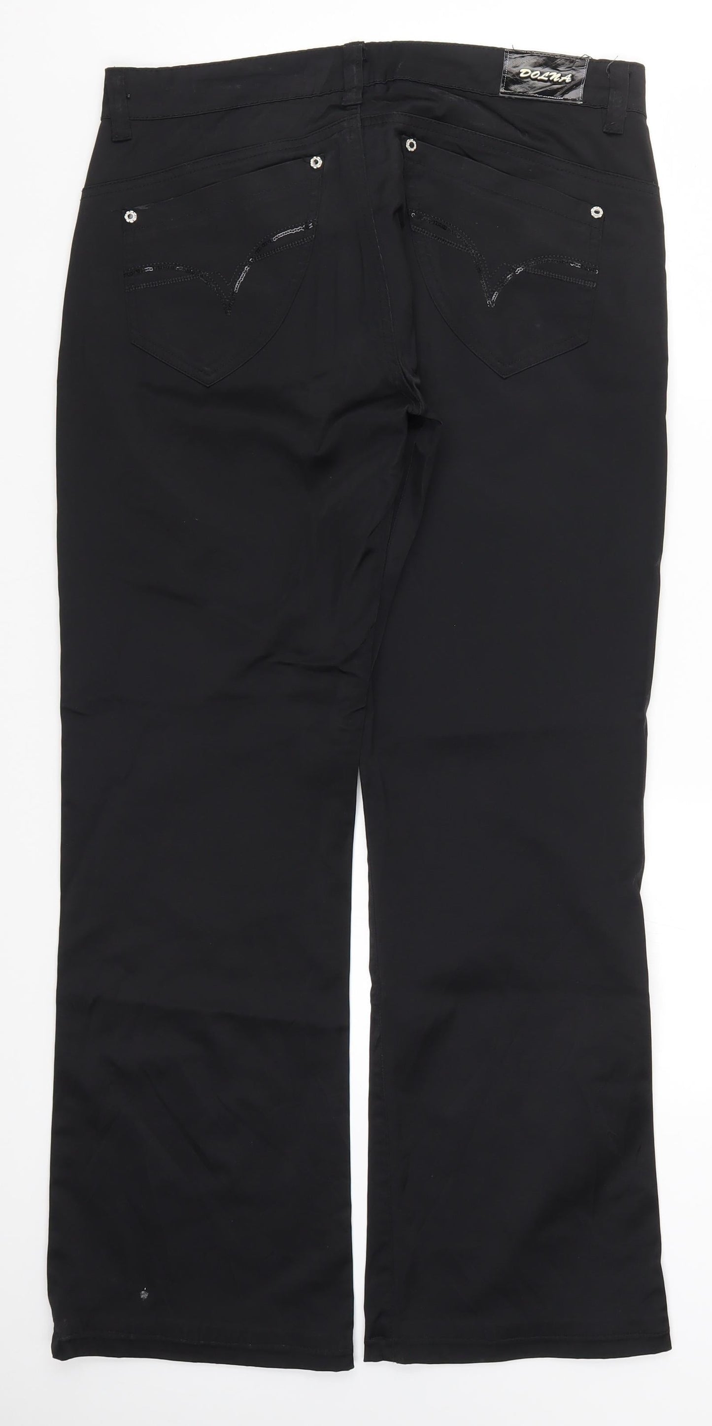 Dolna Womens Black   Trousers  Size 32 in L32 in